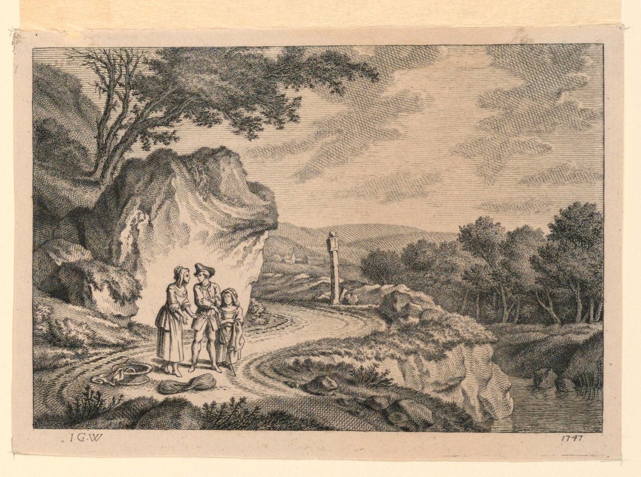 Den snoede vej af Johann Georg Wille