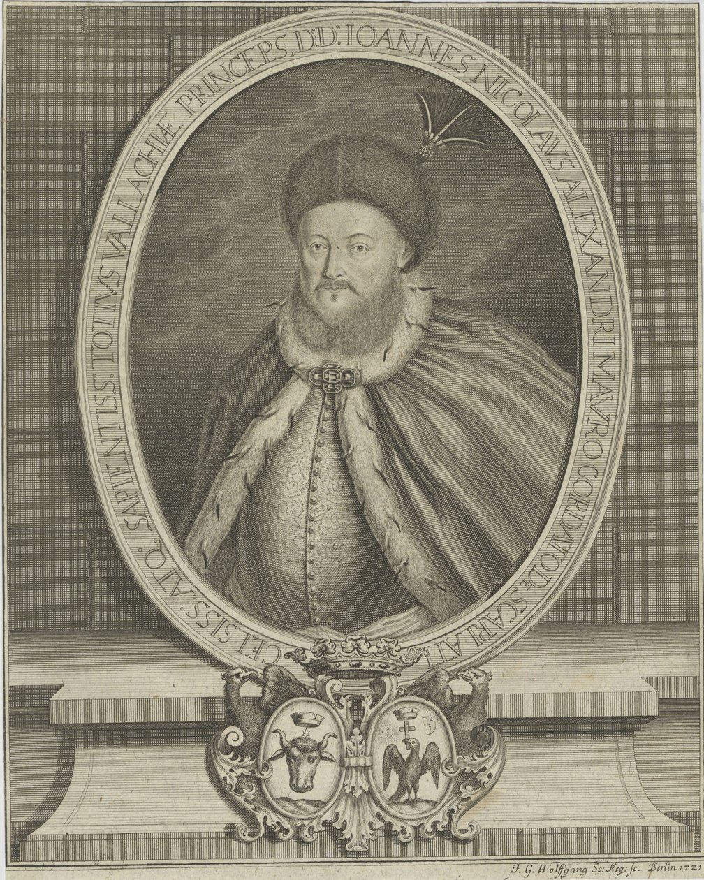 Nicolaos Mavrocordatos 1680-1730, 1721. af Johann Georg Wolfgang