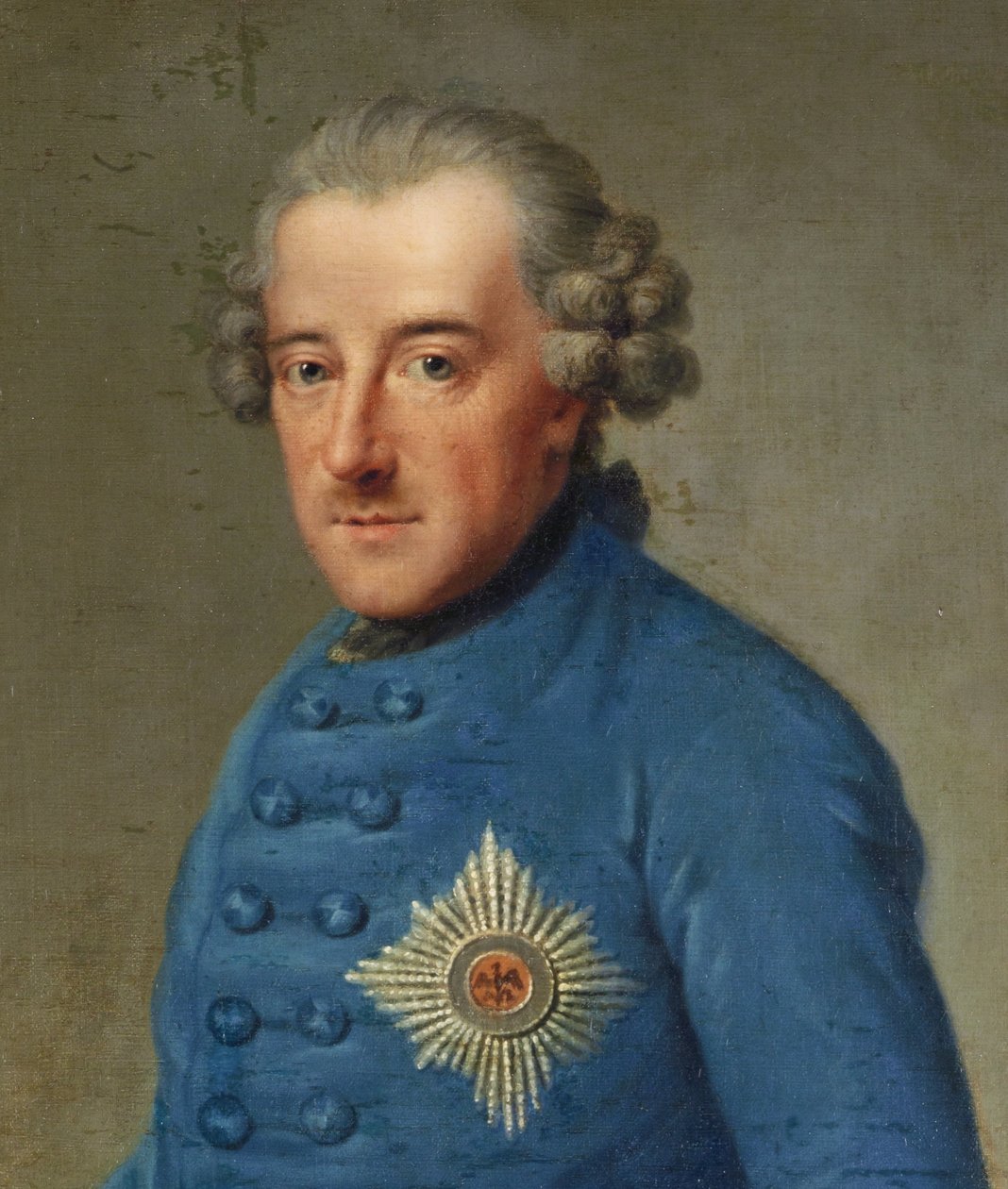 Frederik den Store af Johann Georg Ziesenis