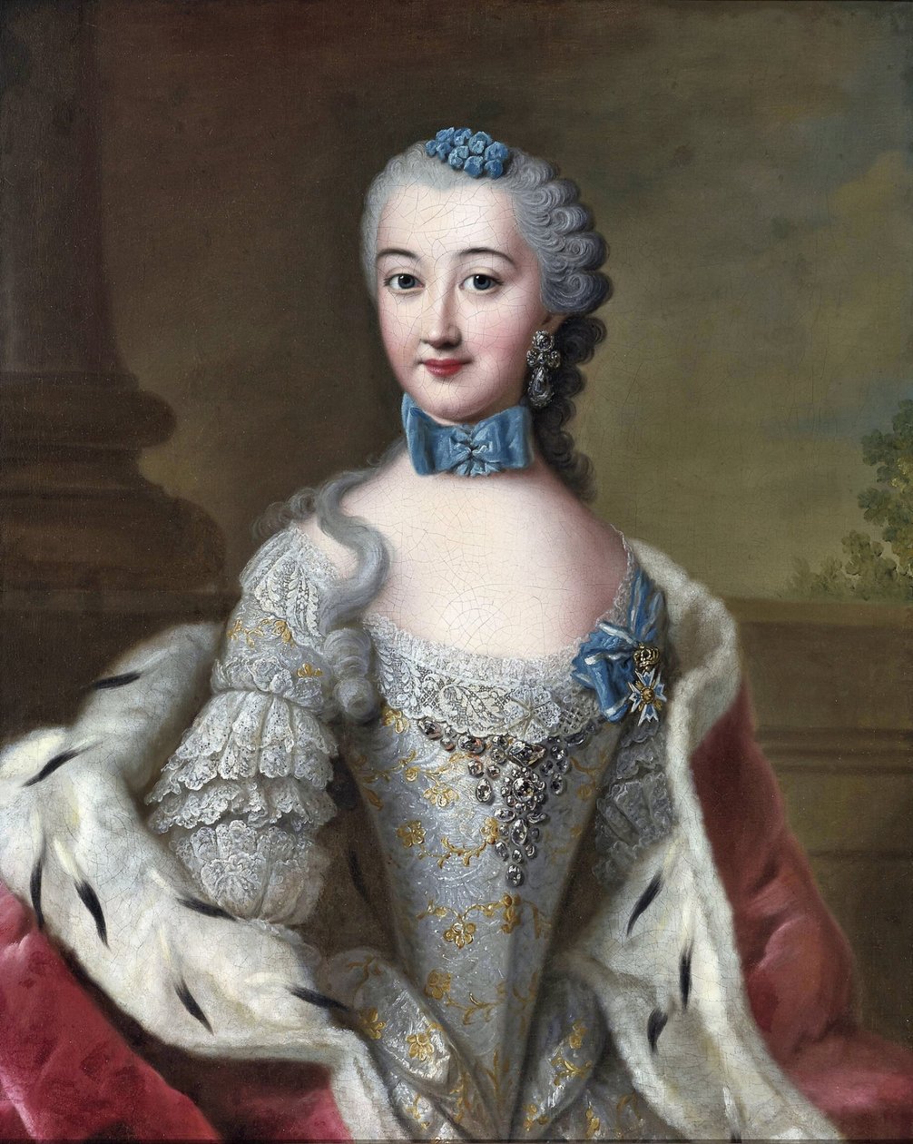 Hertuginde Marie Sophie Wilhelmine af Württemberg-Oels af Johann Georg Ziesenis