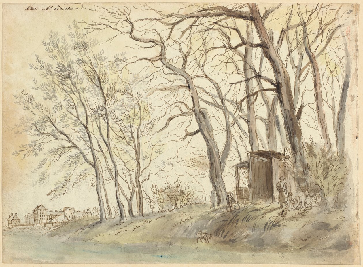 I nærheden af München af Johann Georg von Dillis