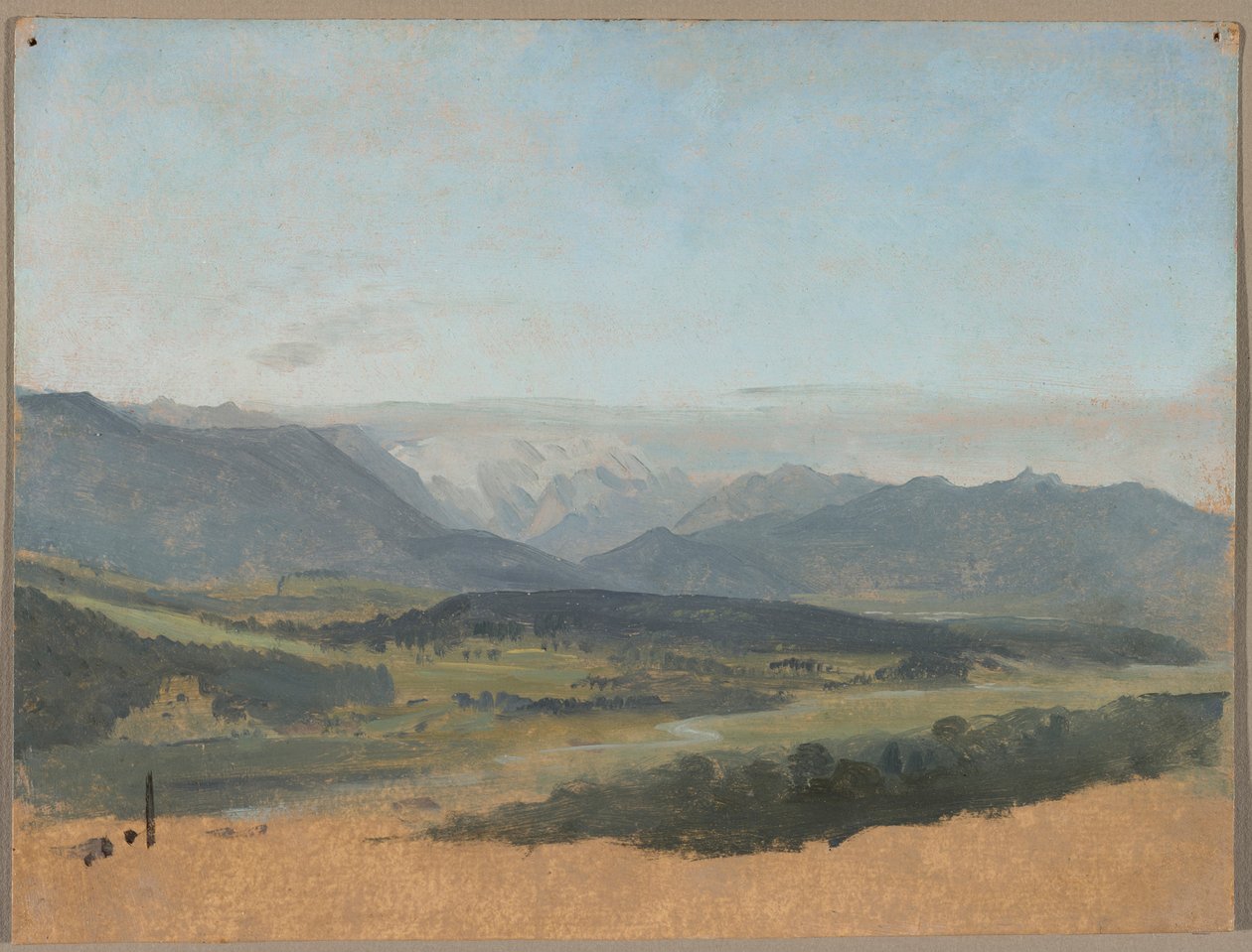 Das obere Loisachtal af Johann Georg von Dillis