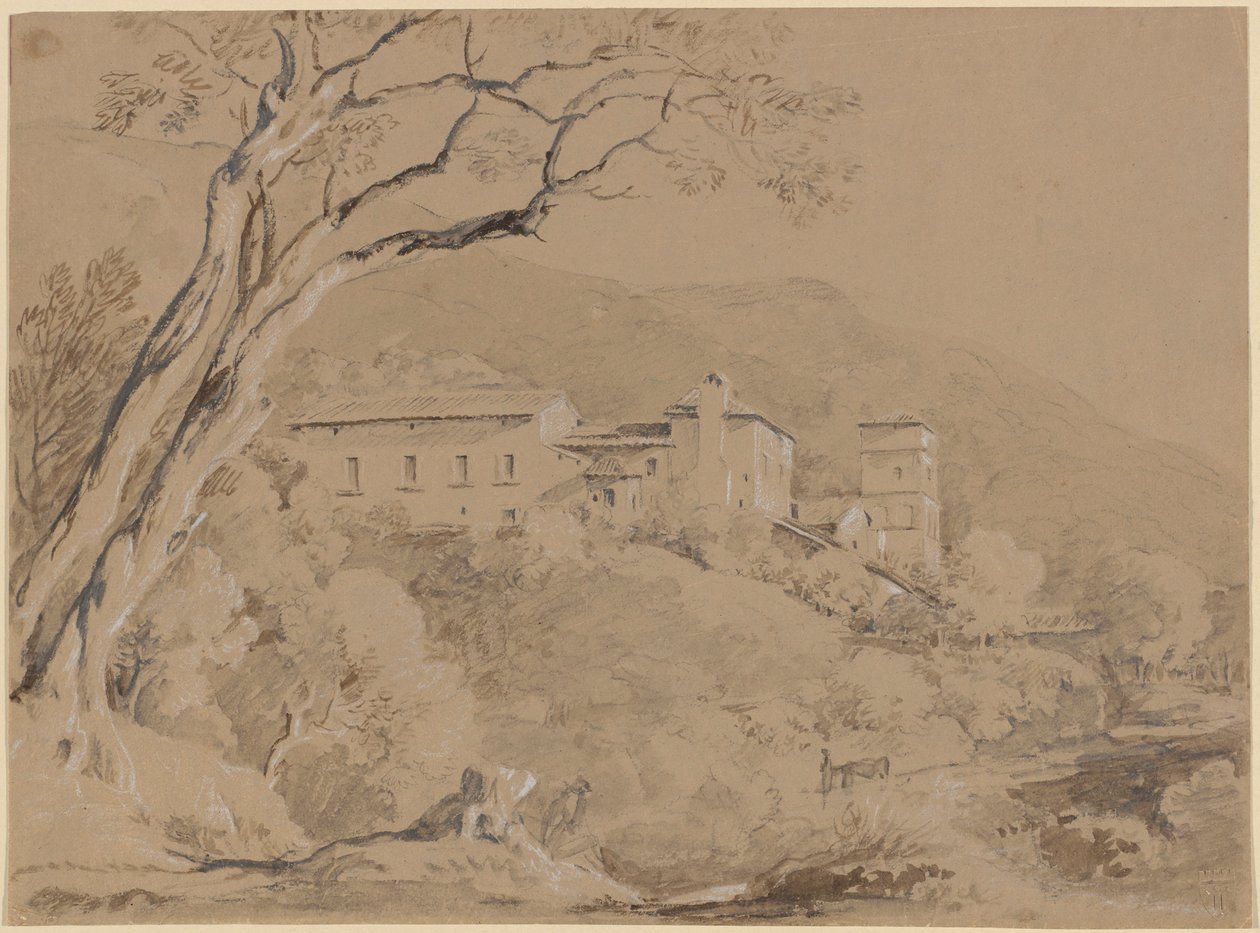 Bjerglandskab af Johann Georg von Dillis