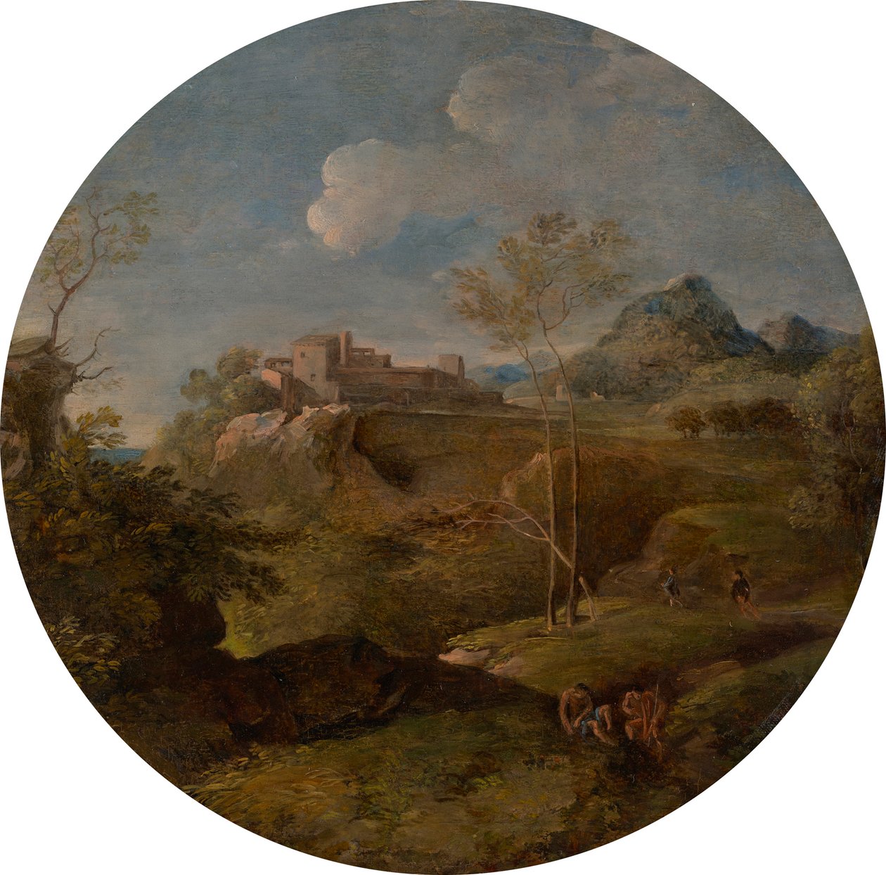 ideelle landskab af Johann Georg von Dillis
