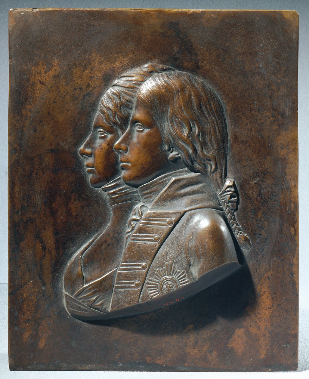 Frederik Vilhelm III. som kronprins med sin hustru Luise von Mecklenburg-Strelitz af Johann Gottfried Schadow