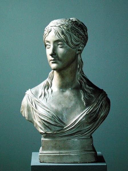 Portræt af Marianne Schlegel (1791-1869), 1805 (gips) af Johann Gottfried Schadow