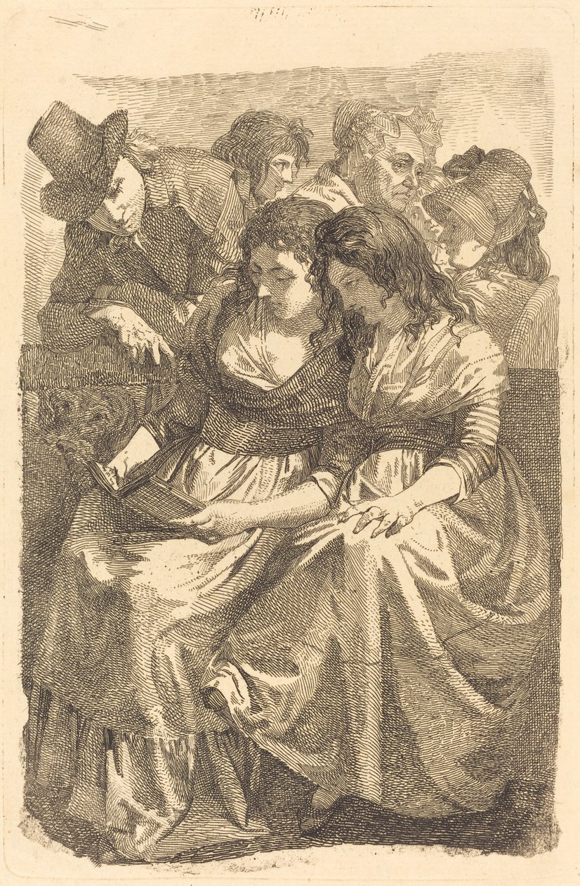 Schadow og hans familie af Johann Gottfried Schadow