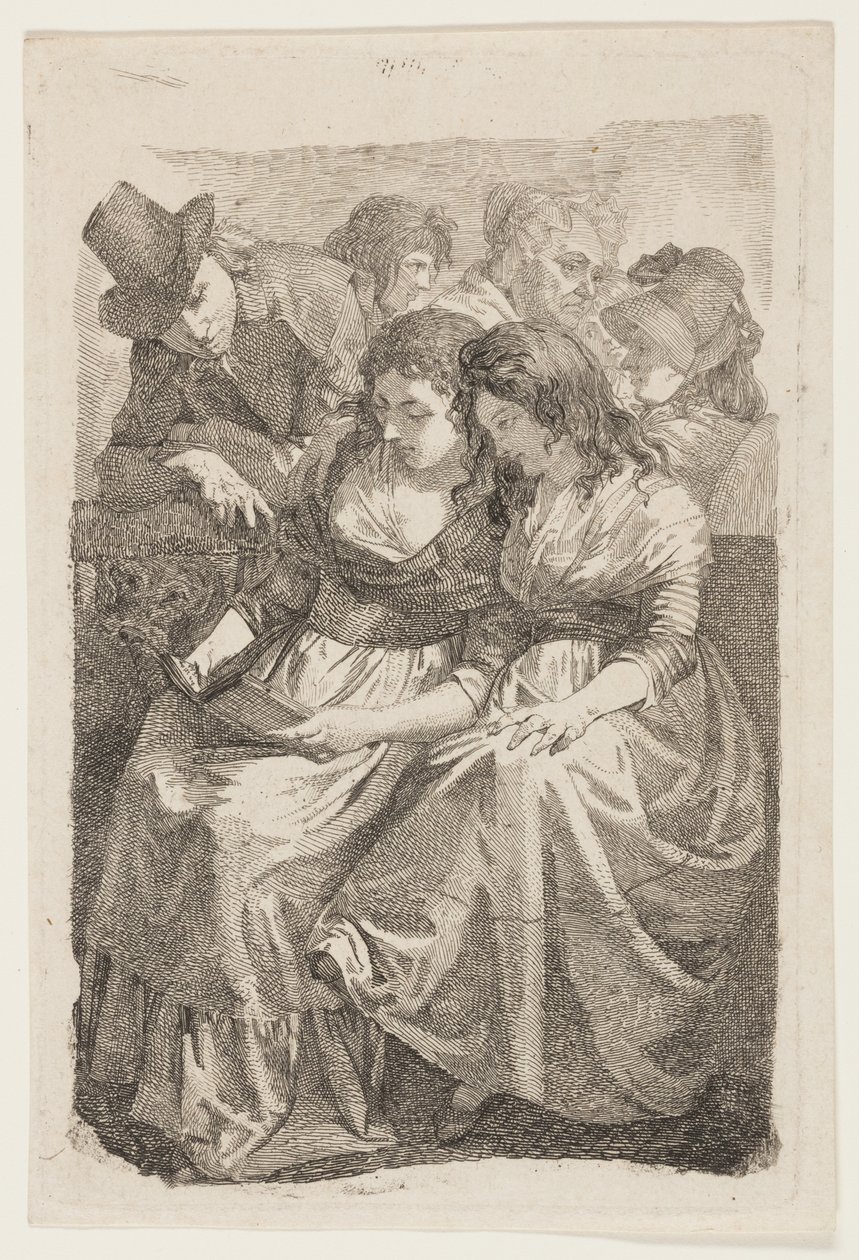 Kunstneren og hans familie af Johann Gottfried Schadow