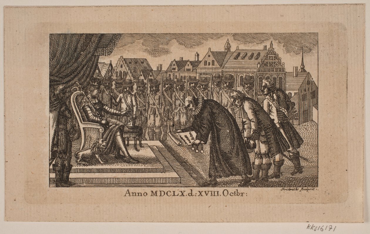 Suverænitetens indførelse af Johann Gottlieb Friedrich