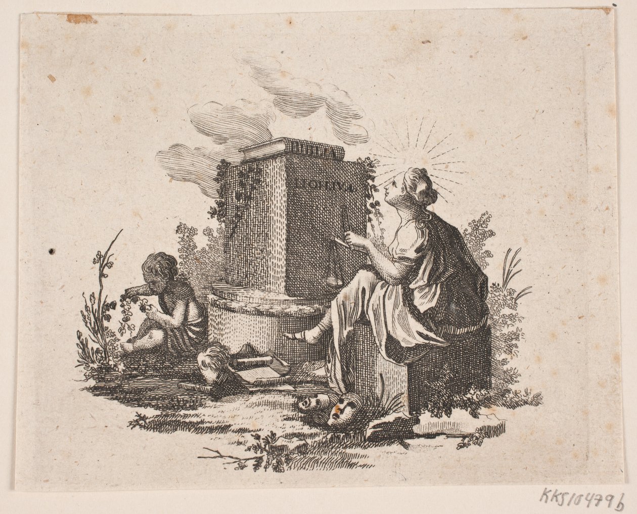 Vignet til H. Niemeyer "Bibelske Charakteristik" af Johann Gottlieb Friedrich