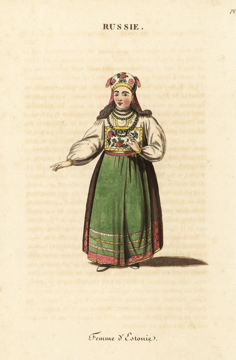 Gift kvinde af Estland af Johann Gottlieb Georgi