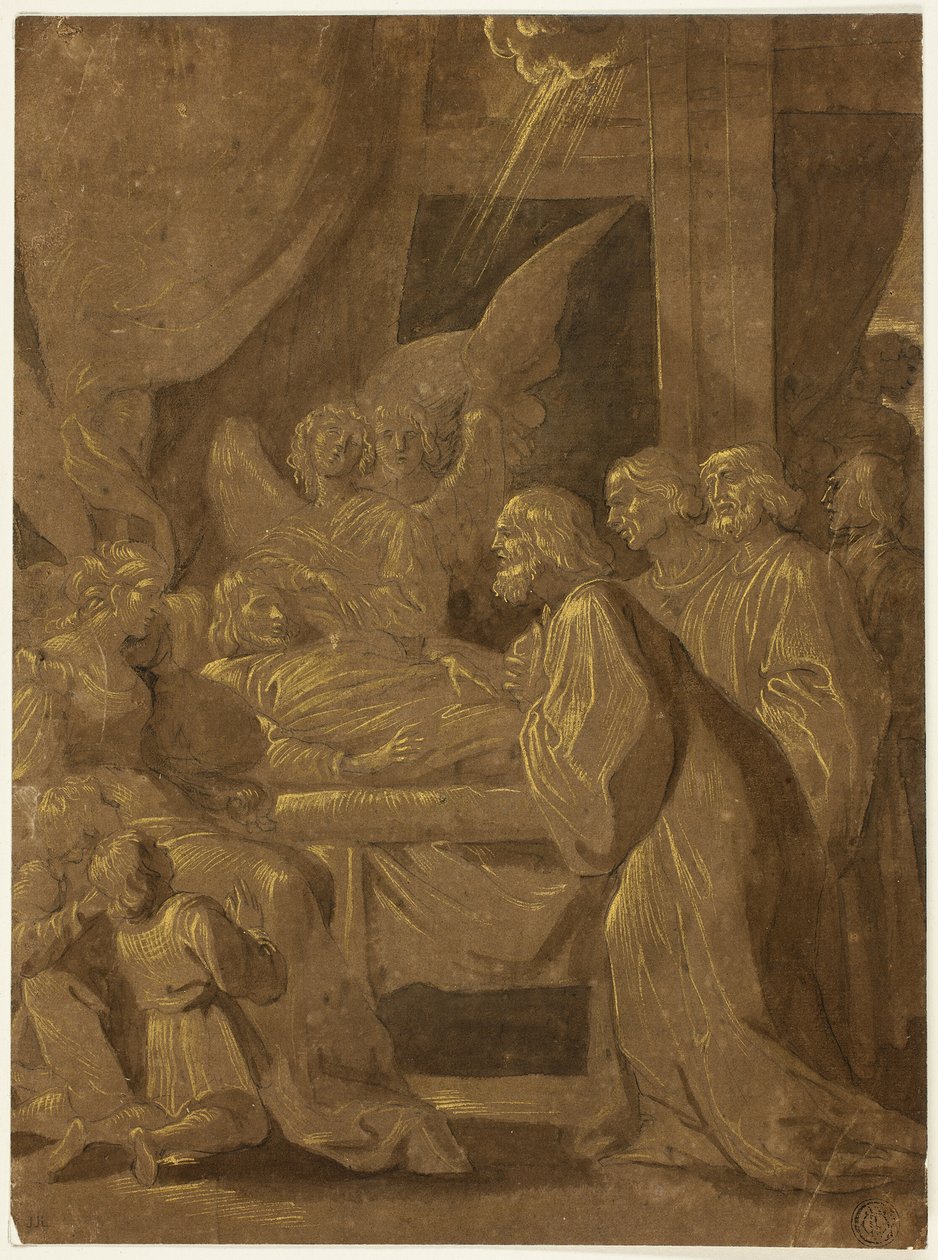 Helbredelse af den lamme af Johann Gottlieb Prestel