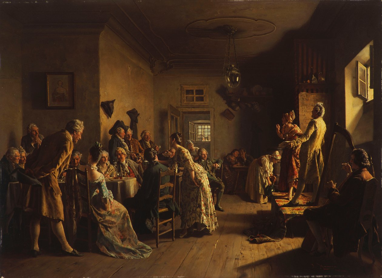 Skuespillerne; Skuespillerne, af Johann Hamza