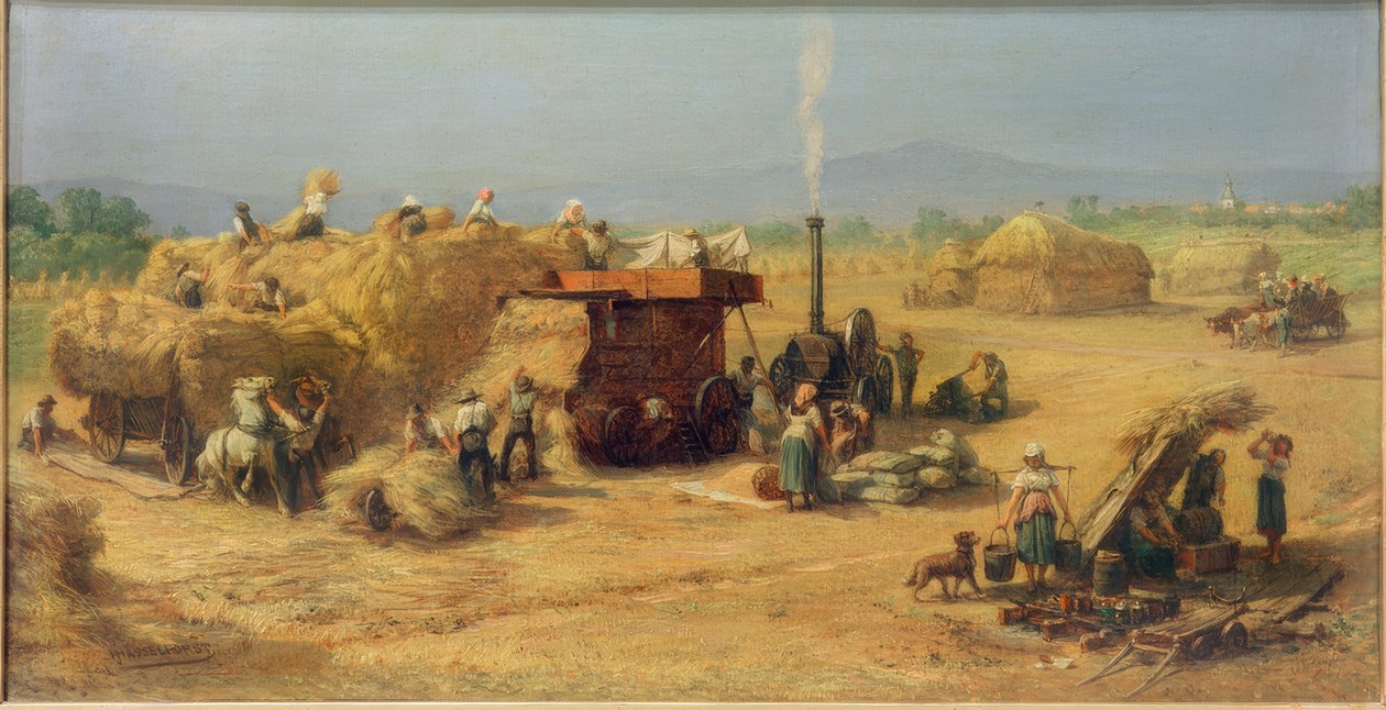 Høst nær Praunheim af Johann Heinrich Hasselhorst