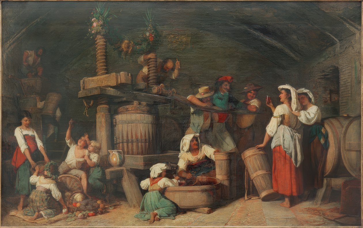 romersk vinpresse af Johann Heinrich Hasselhorst