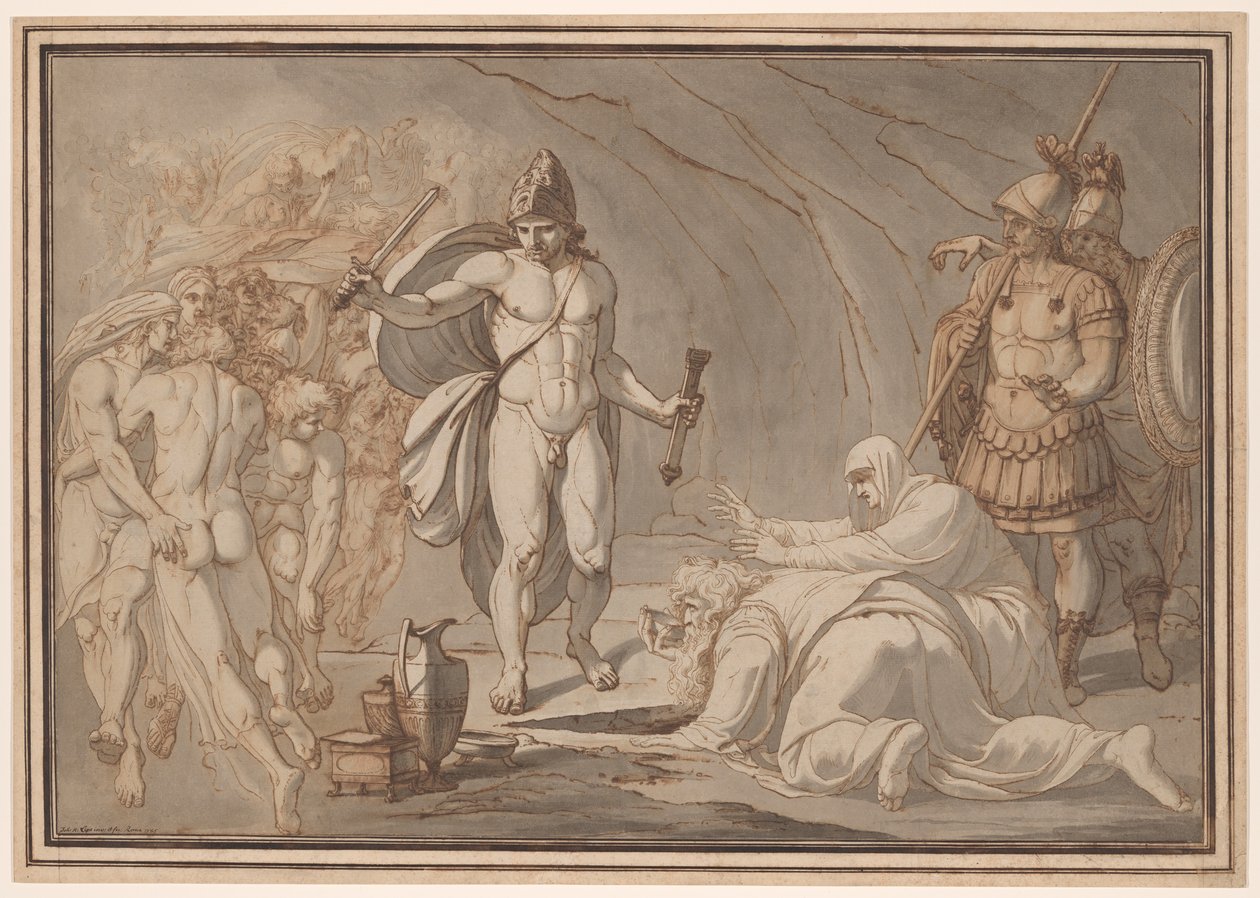 Odysseus møder ved Hades