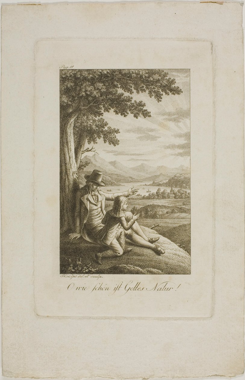 Åh, hvor er Guds natur smuk af Johann Heinrich Lips