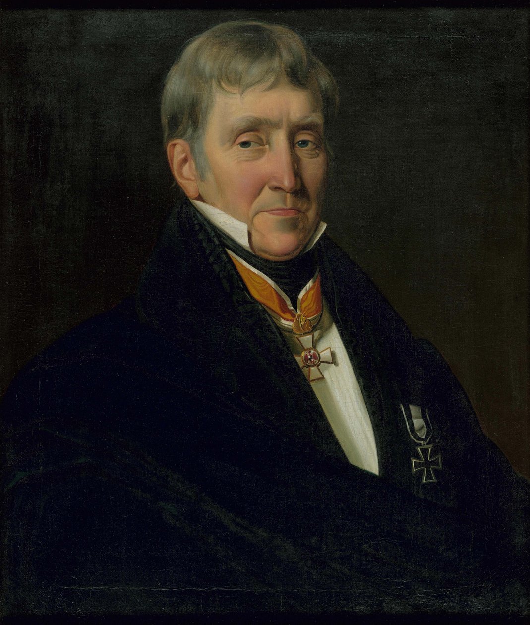 Portræt af Franz Gerhard Wegeler 1765-1848, 1839. af Johann Heinrich Richter
