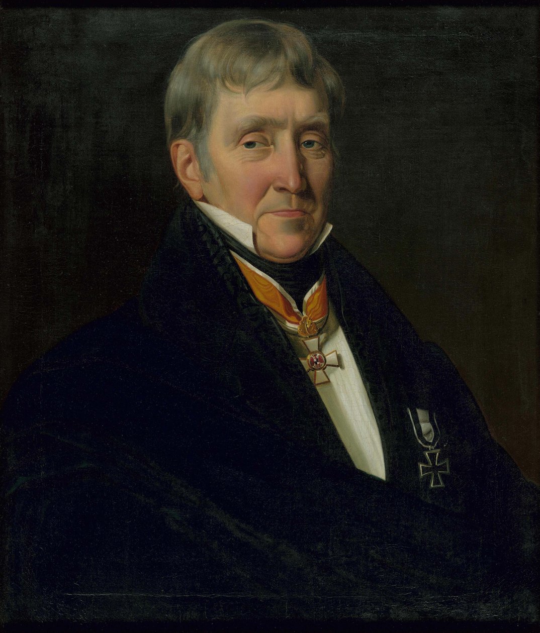 Portræt af Franz Gerhard Wegeler 1765-1848, 1839. af Johann Heinrich Richter