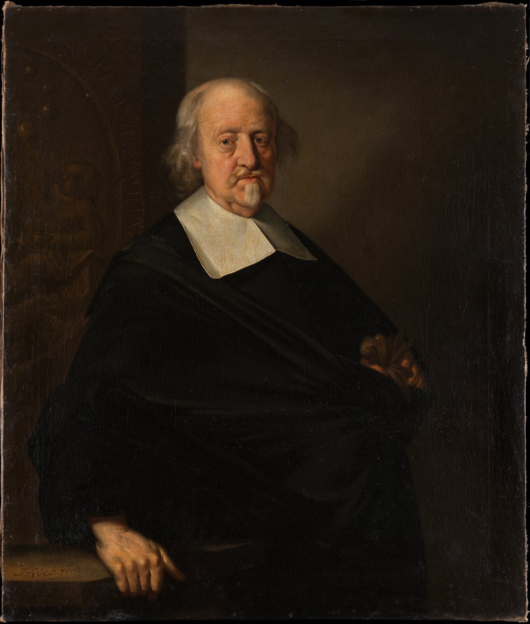 Portræt af Adolf Ernst von Humbracht af Johann Heinrich Roos