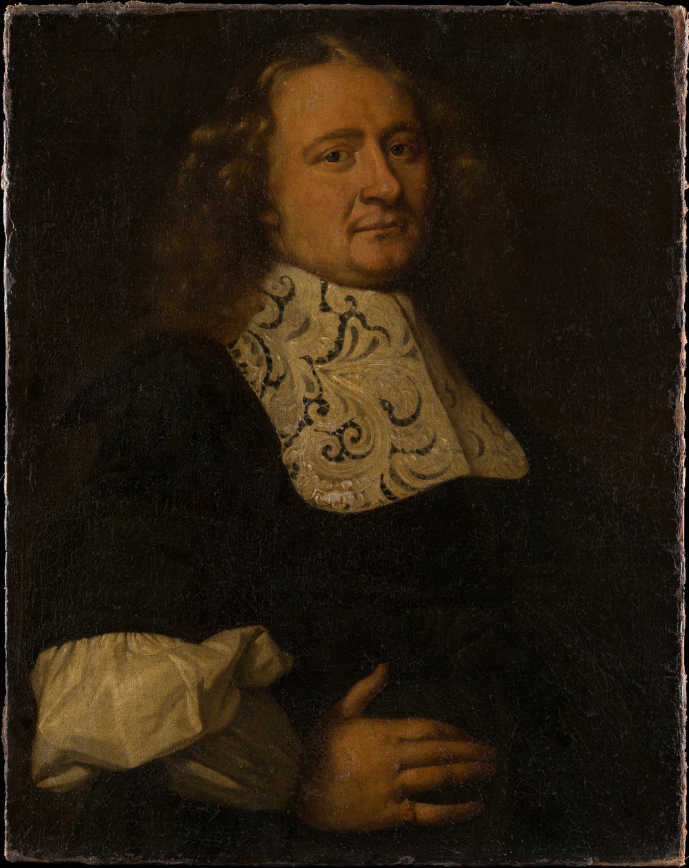 Portræt af en mand af Johann Heinrich Roos