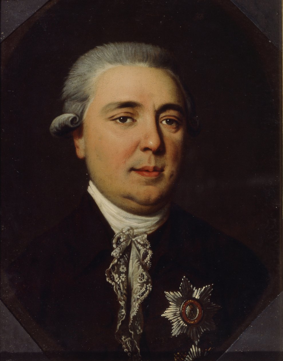 Portræt af grev Alexander Romanovich Vorontsov 1741-1805 af Johann Heinrich Schmidt