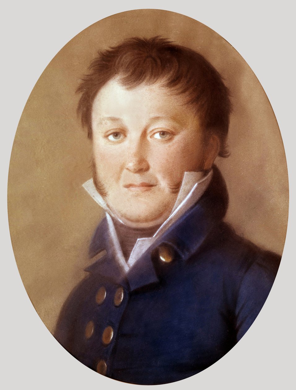 Portræt af Louis Constant Wairy af Johann Heinrich Schmidt