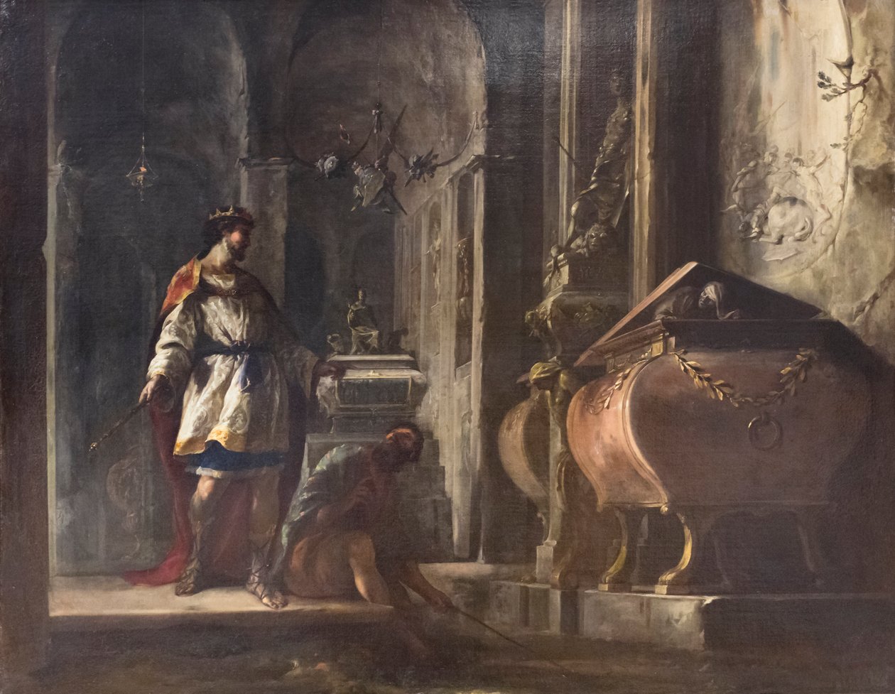 Saul og heksen fra Endor af Johann Heinrich Schonfeldt