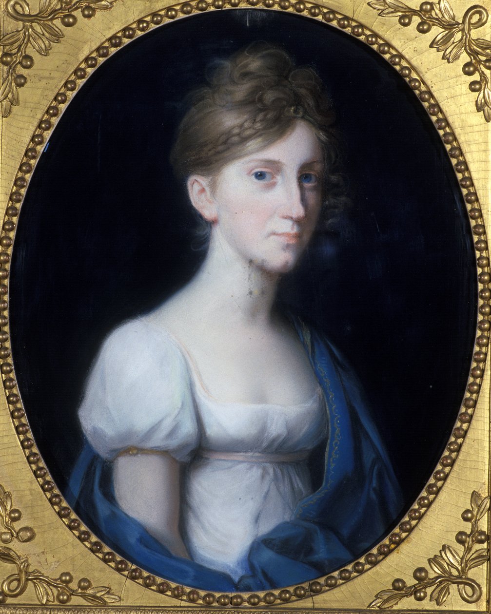 Ida, hustru til hertugen af ​​Sachsen-Weimar-Eisenach, ca. 1808 af Johann Heinrich Schroder