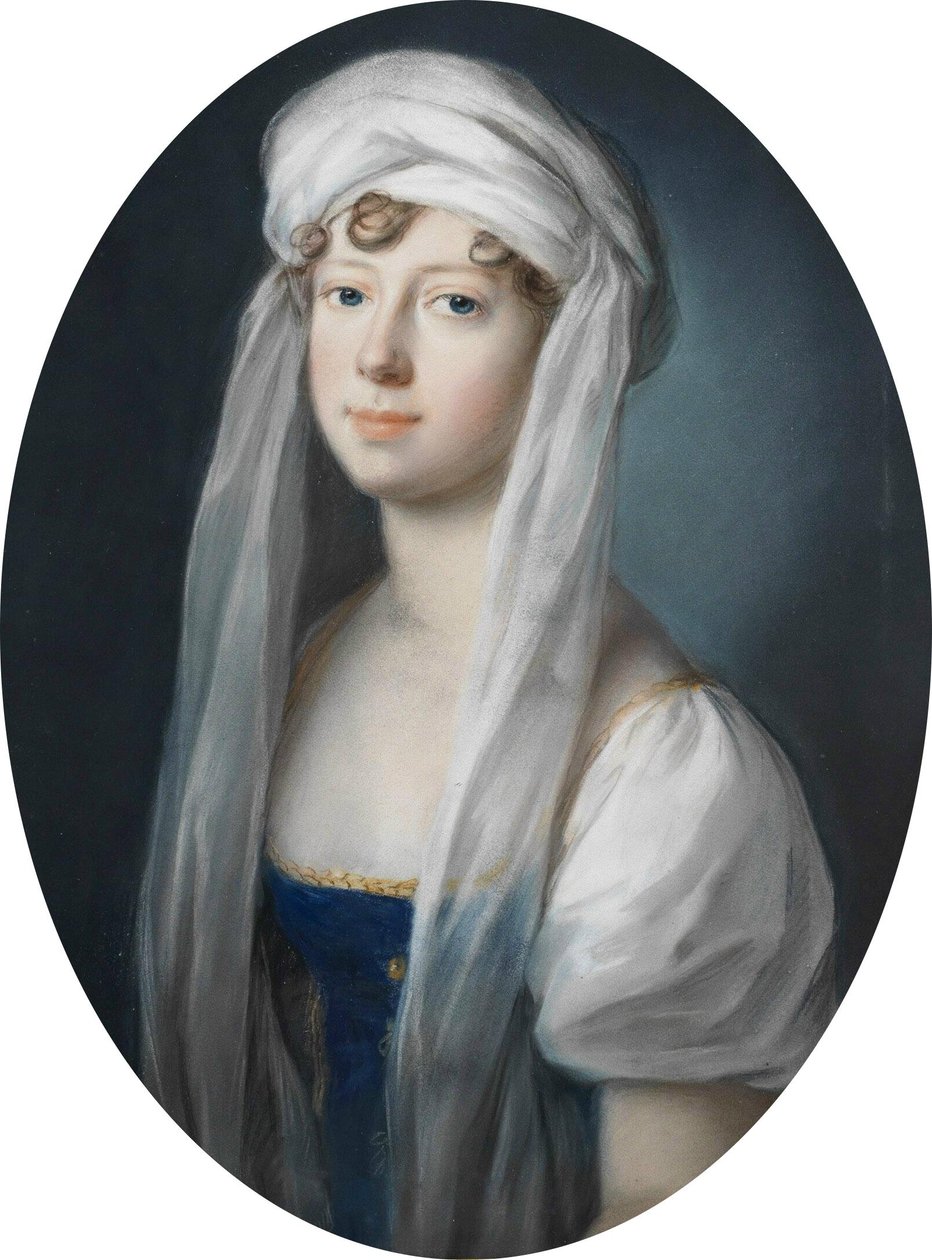 Johann Heinrich Schröder - Storhertuginde Maria Pavlovna Romanova af Rusland som arveprinsesse af Sachsen-Weimar-Eisenach i 1806 af Johann Heinrich Schroder