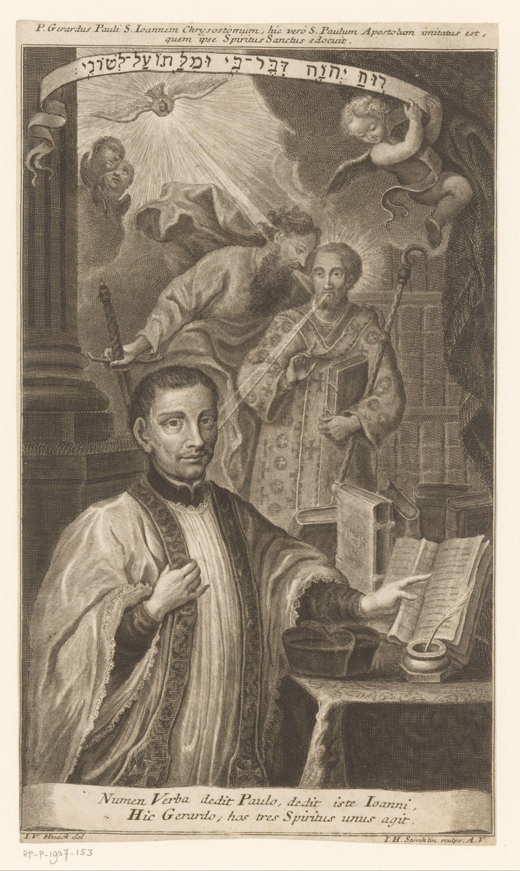 Portræt af Gerhard Pauli af Johann Heinrich Störchlin