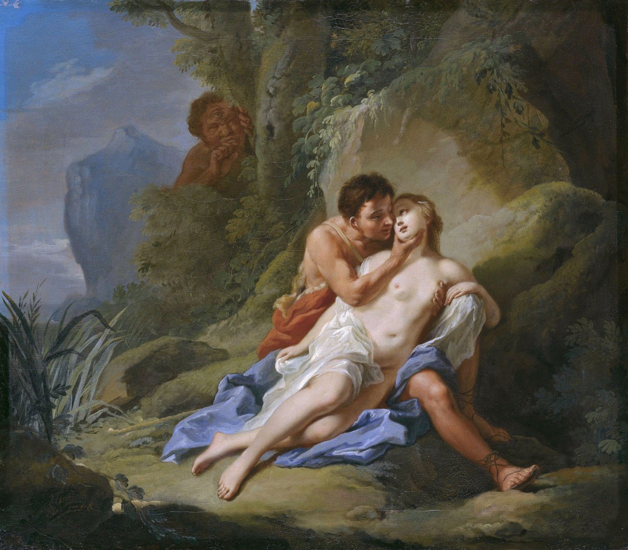 Acis og Galatea af Johann Heinrich Tischbein