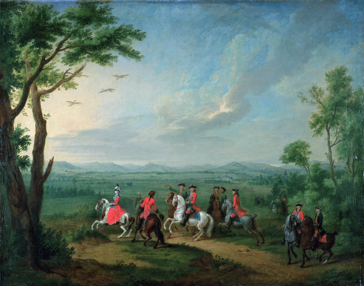 Landgravesse filippinsk jagthejre af Johann Heinrich Tischbein