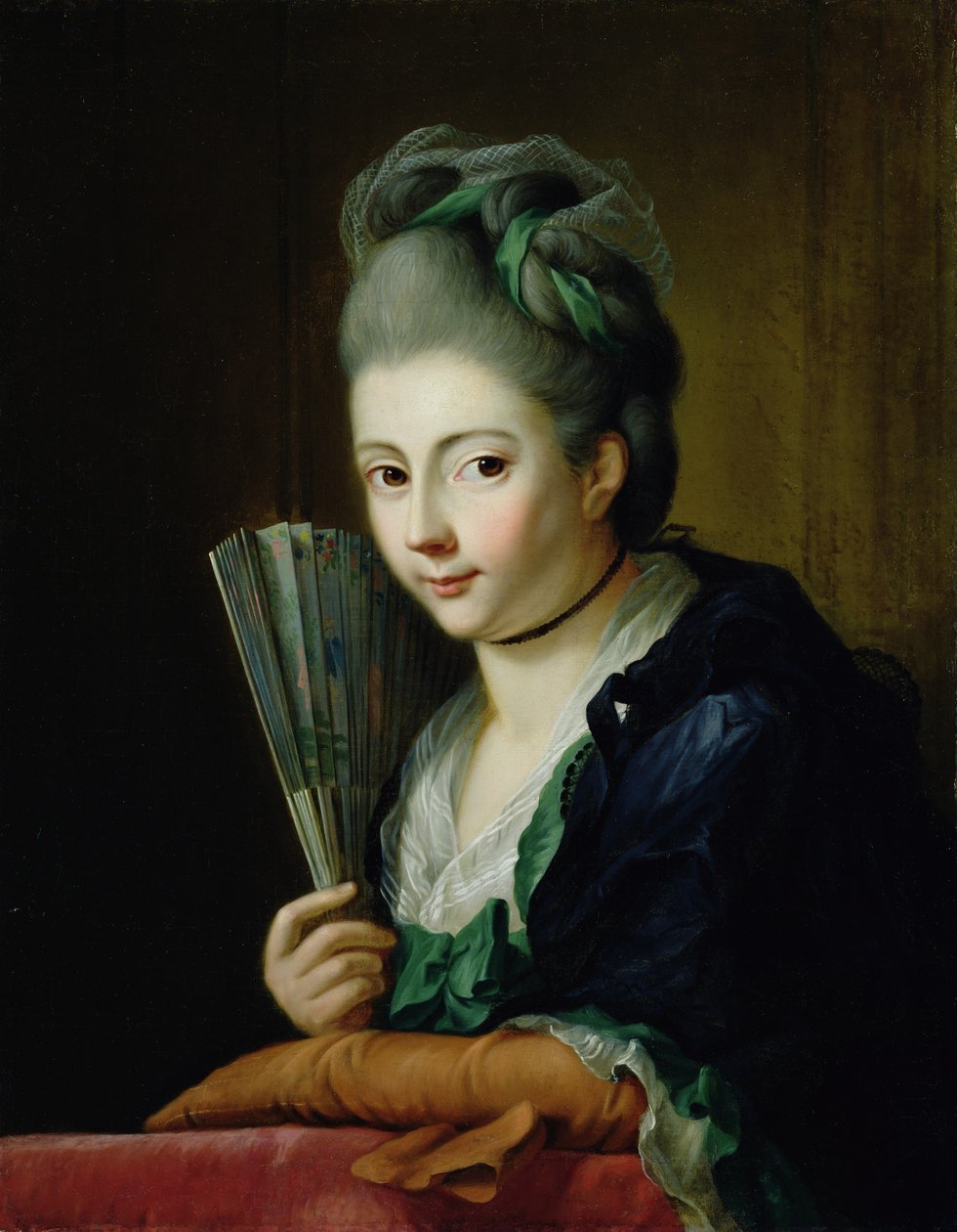 Portræt af kunstnerens datter Amalie af Johann Heinrich Tischbein