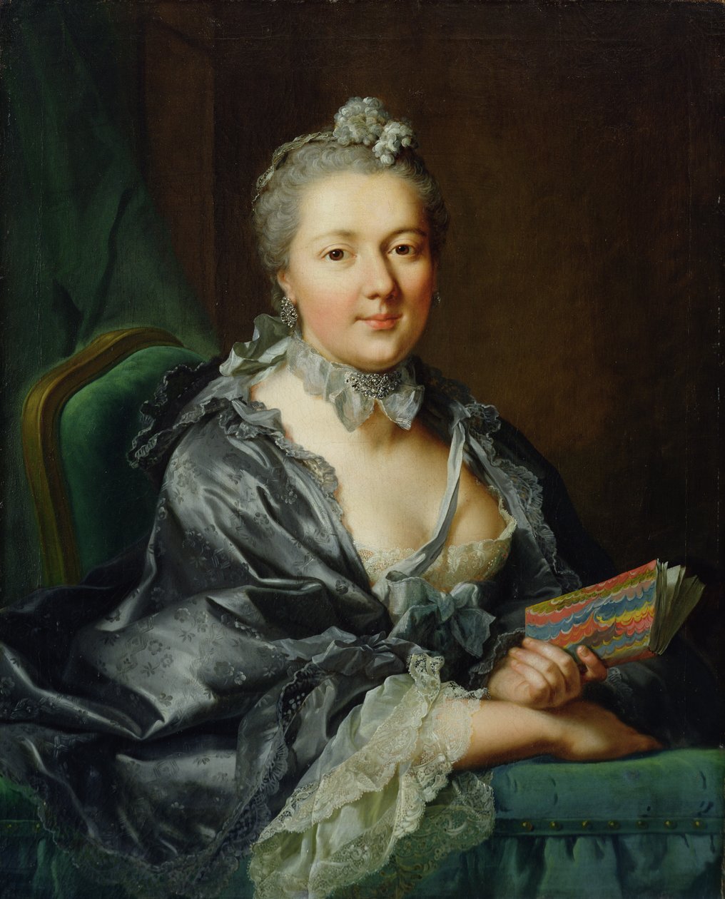 Kunstnernes anden hustru, Julie Marianne Pernette, født Robert, 1762 af Johann Heinrich Tischbein