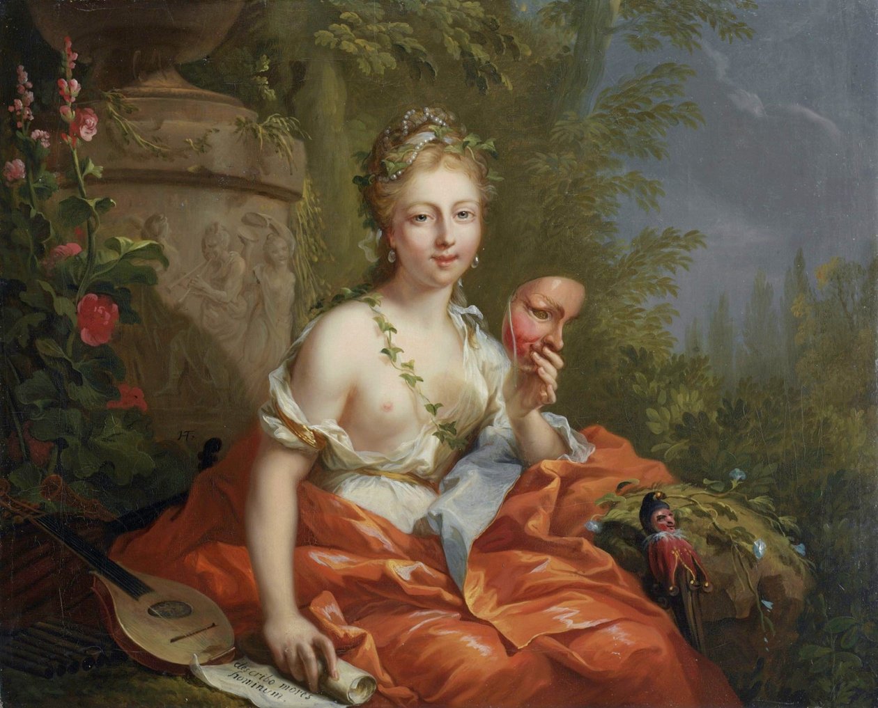 De ni muser - Thalia (komedie) af Johann Heinrich Tischbein