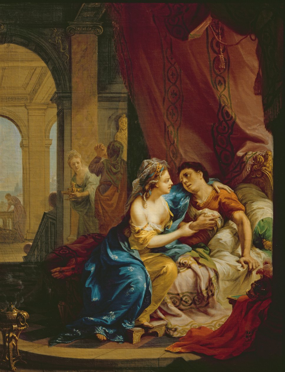 Antonius og Kleopatra, 1774 af Johann Heinrich Wilhelm Tischbein