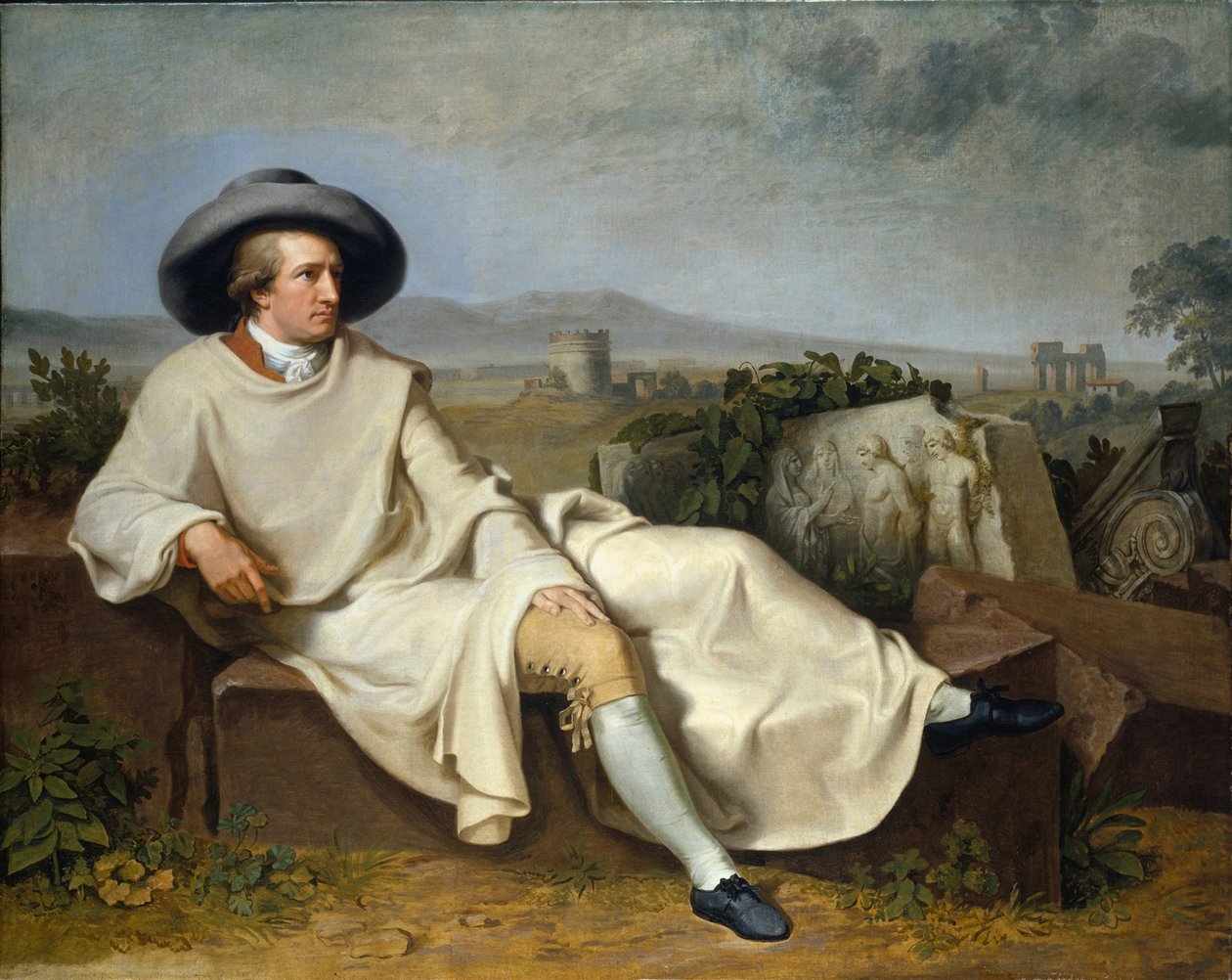 Goethe i Campagna, 1787 af Johann Heinrich Wilhelm Tischbein