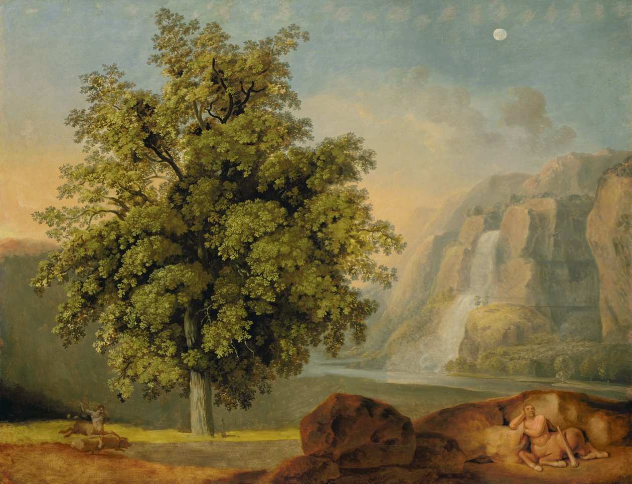 Landskab i Tivoli af Johann Heinrich Wilhelm Tischbein
