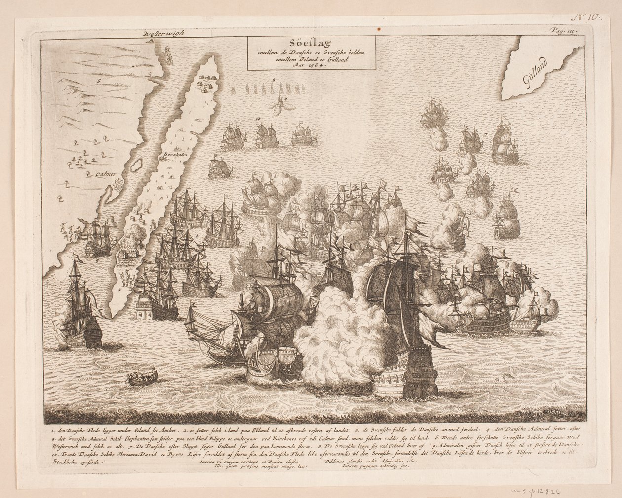 Søslag ved Øland og Gulland, 1564 af Johann Husman