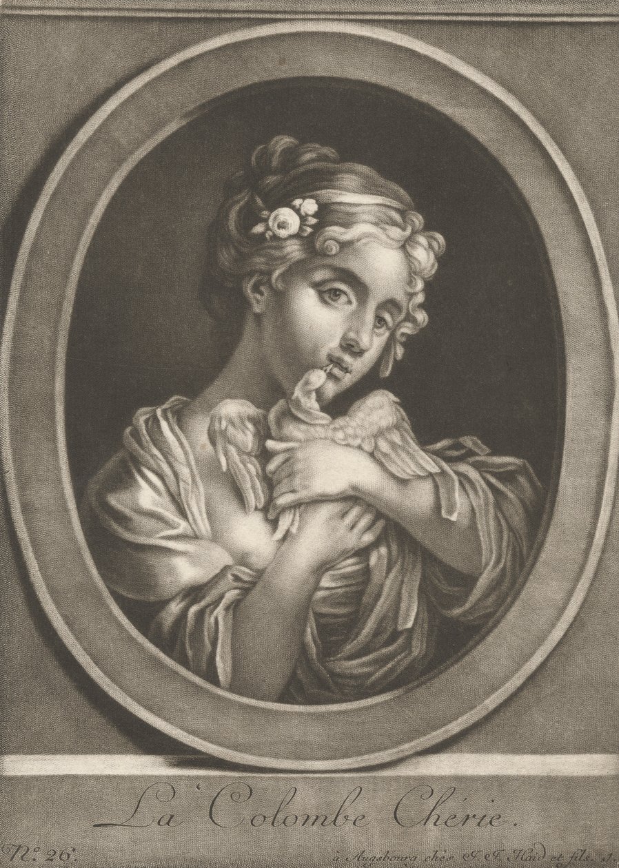 Den kære due af Johann Jacobus Haid