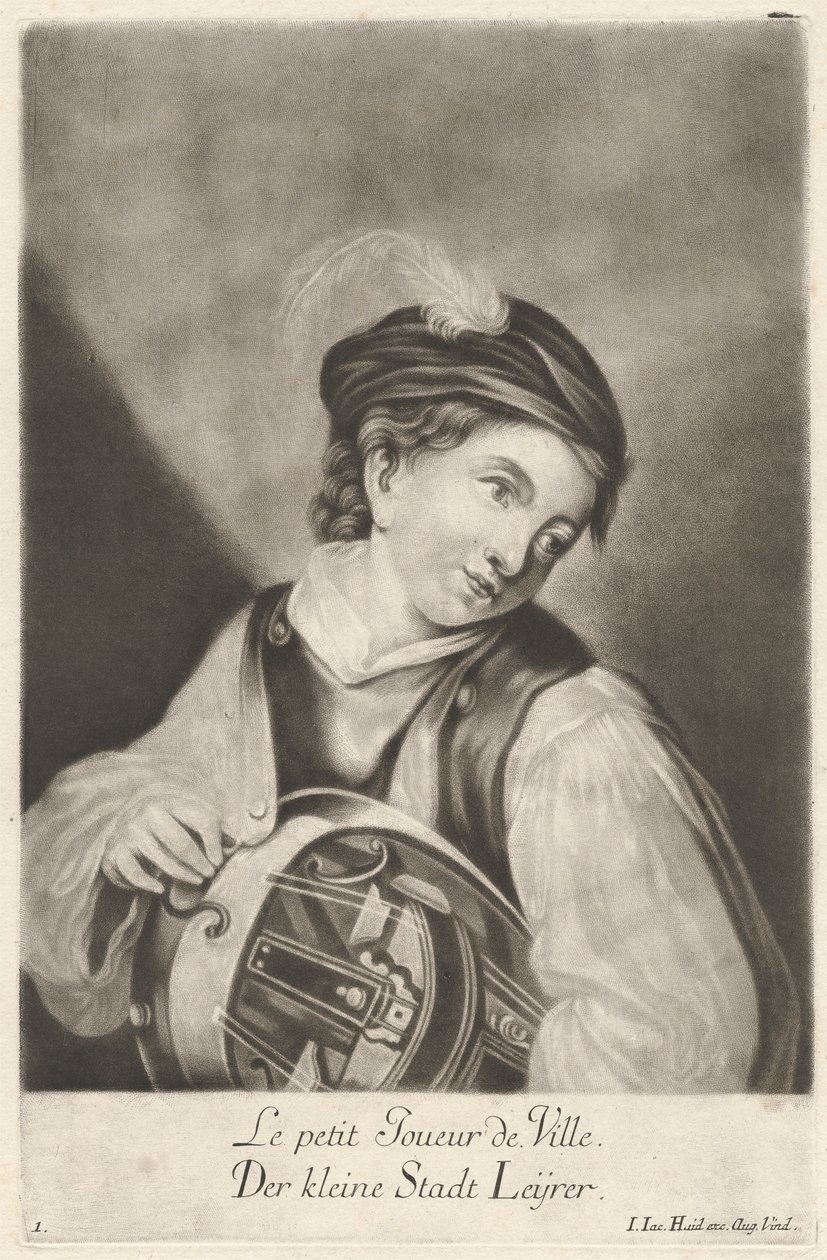 Den lille byspiller af Johann Jacobus Haid