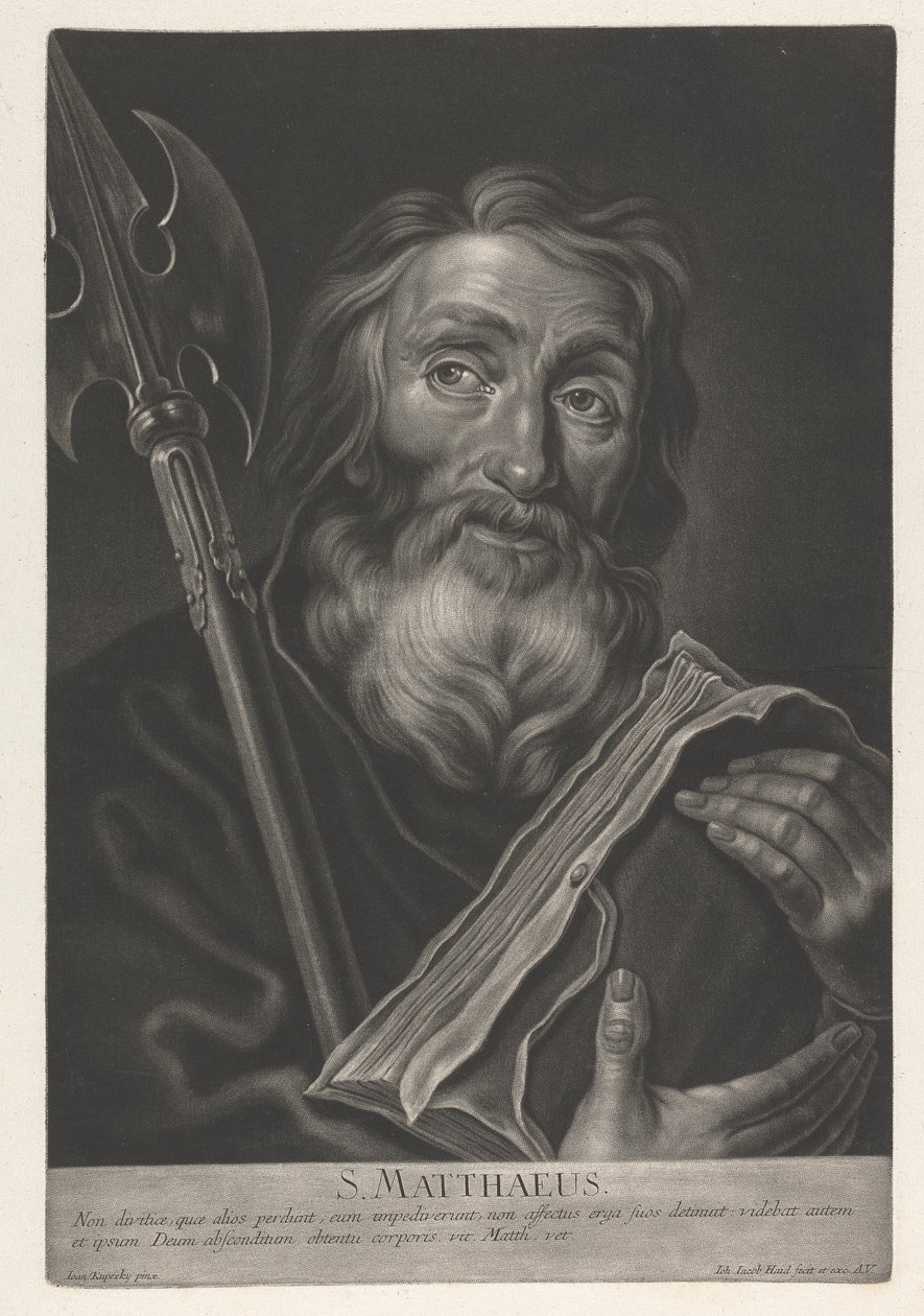 S. Matthaeus af Johann Jacobus Haid