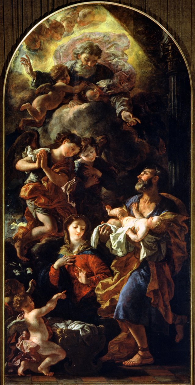 Den hellige familie af Johann Karl Loth
