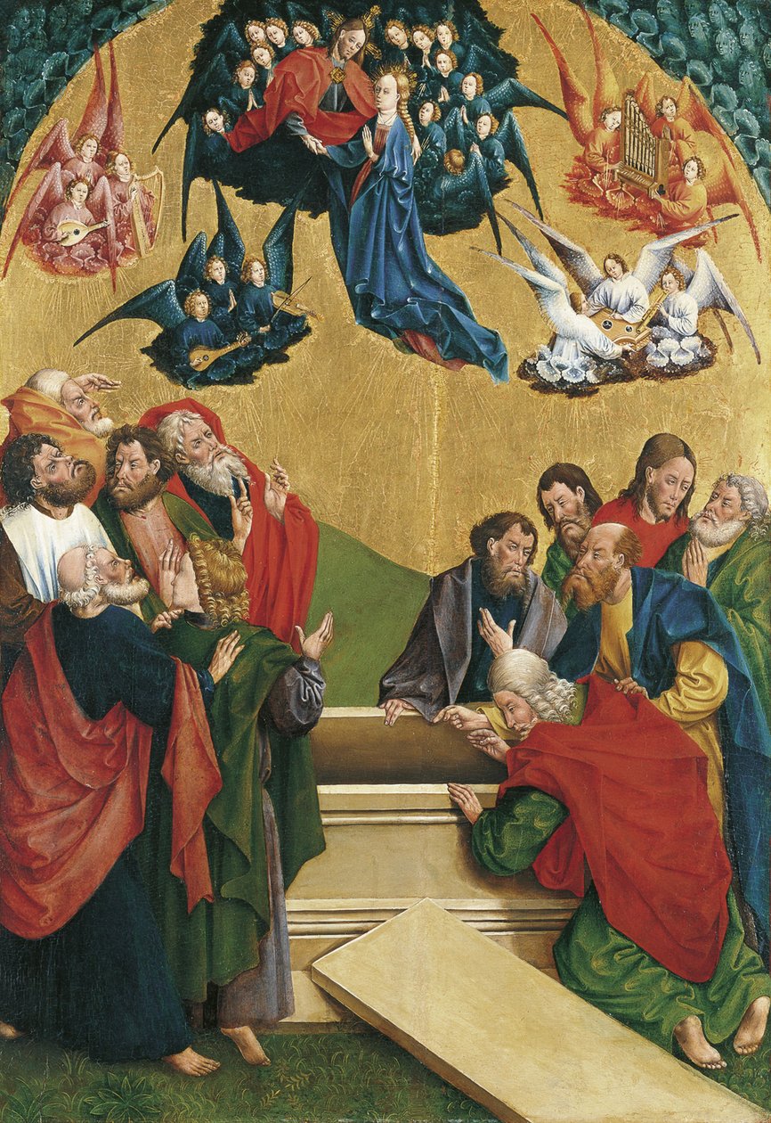 Jomfruens antagelse af Johann Koerbecke