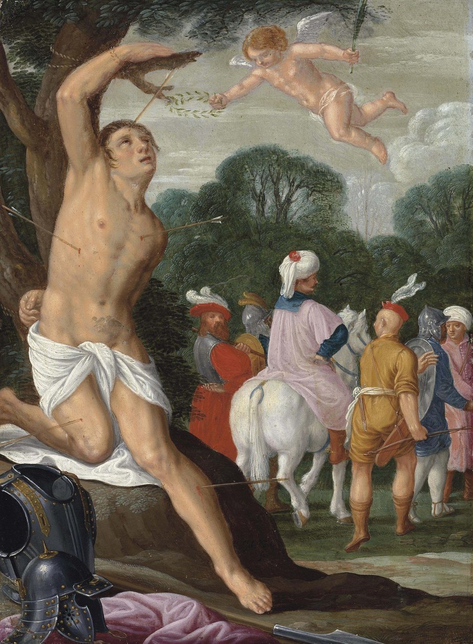 Den hellige Sebastians martyrium af Johann König