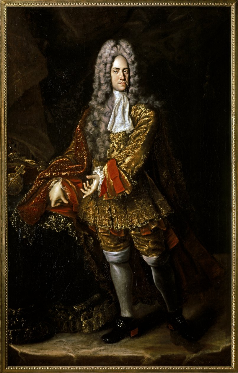 KARL VI: Kejser og far til Maria Theresia. af Johann Kupezky or Kupetzky