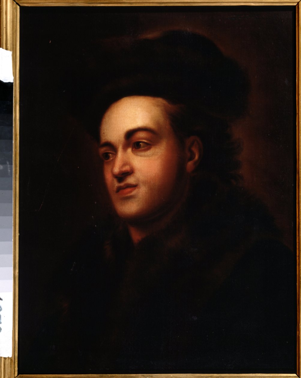Portræt af ung mand. Portræt af en ung mand. Maleri af Jan eller Johann Kupetzki (Kupecky, Kupezky, Kupetzky, Kupecki, Kopecki af Johann Kupetzky