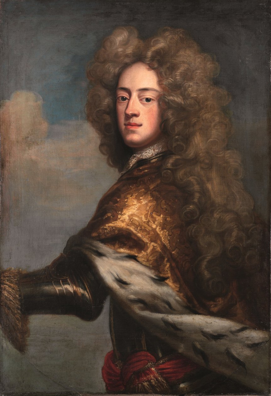 George II som prins af Wales af Johann Leonhard Hirschmann