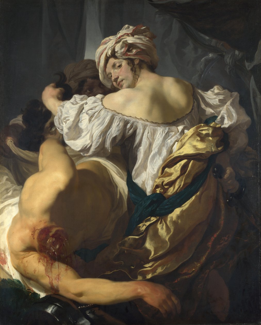 Judith i Holofernes telt, ca. 1622 af Johann Liss
